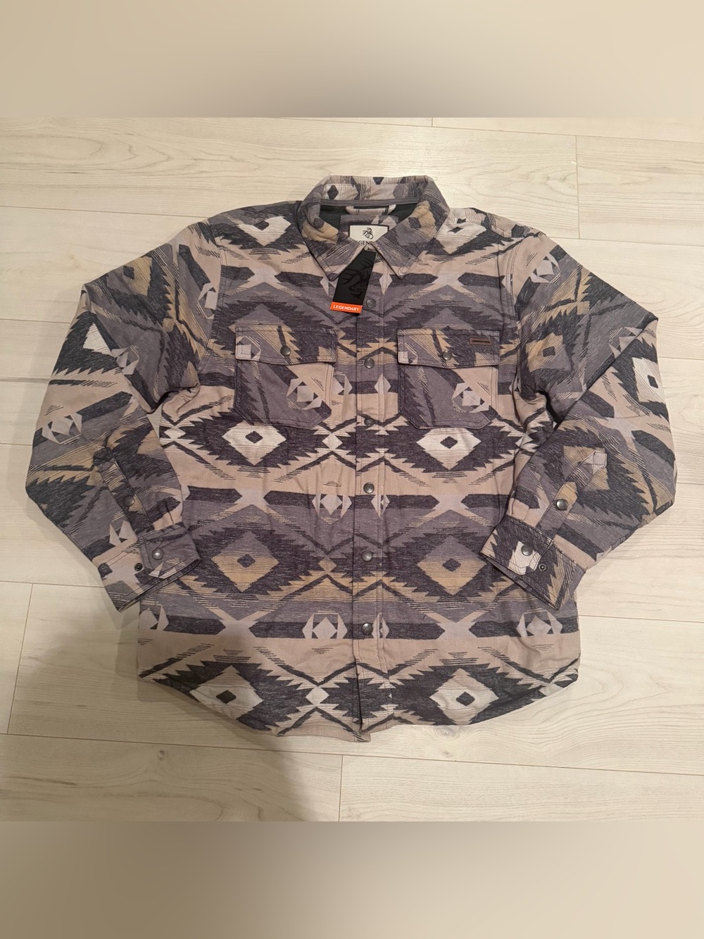 Legendary Whitetails NWT Men's Archer Thermal Lined Flannel Shirt Jacket - Picture 2 of 5